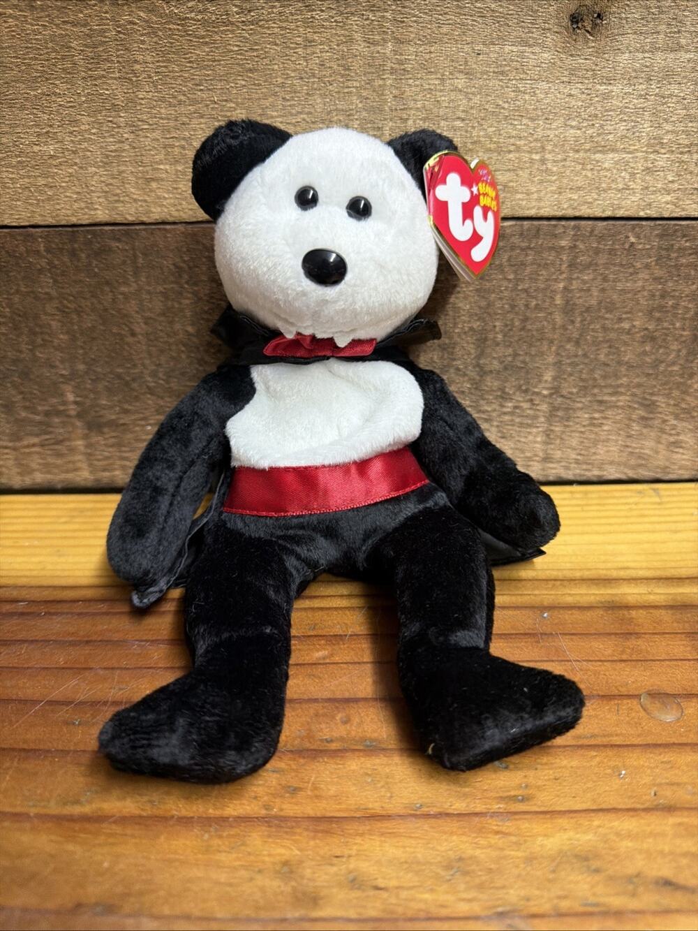 Ty Beanie Baby - BARON VAN PYRE the Bear 8.5" with Tags